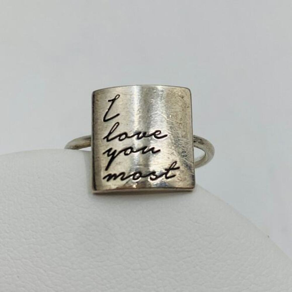 I love you most ring